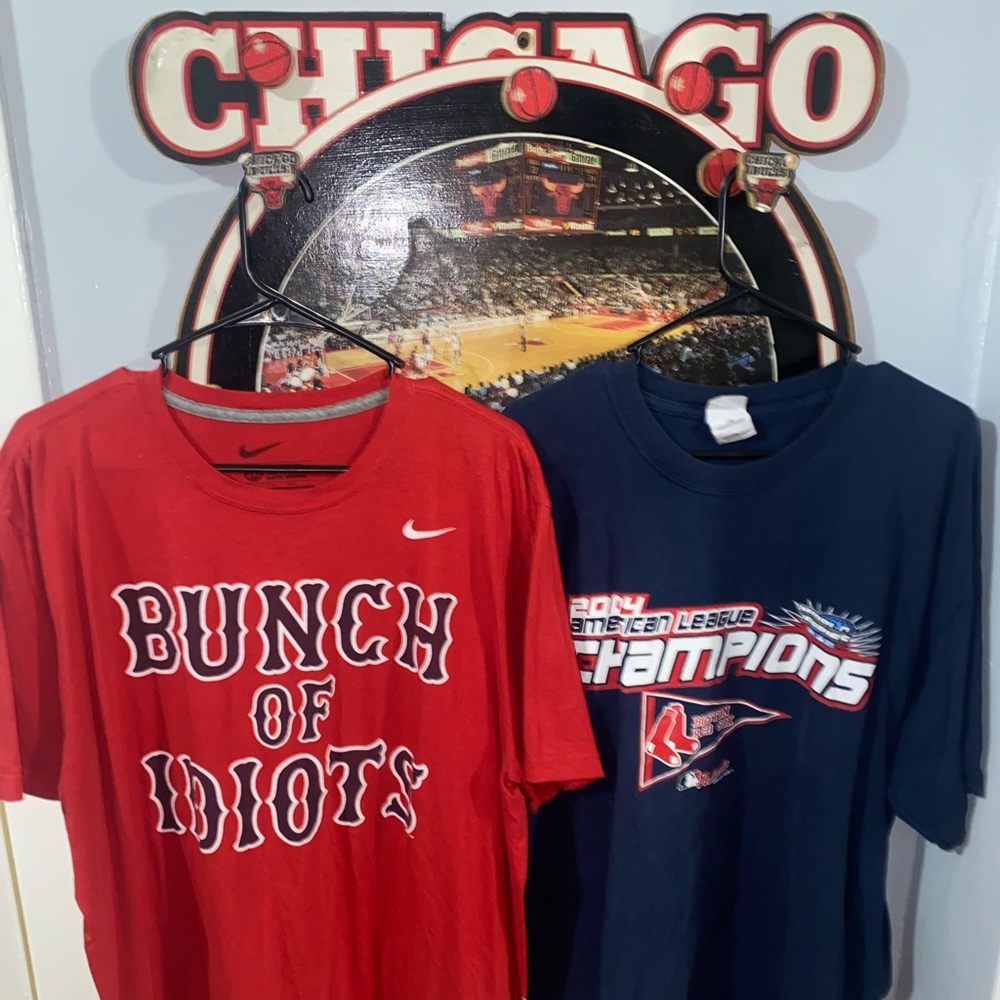 Boston Red Sox t shirt bundle size 2XL
